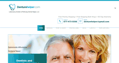 Desktop Screenshot of denturehelper.com